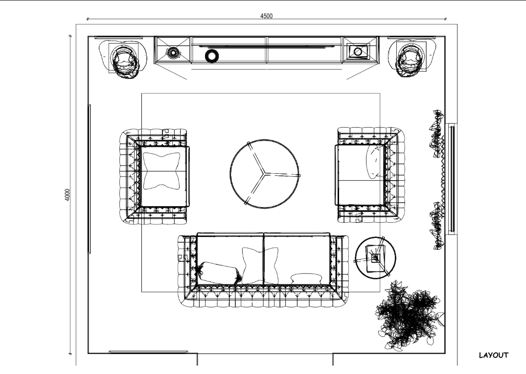 Zavati Residence Floor Blueprint Plan